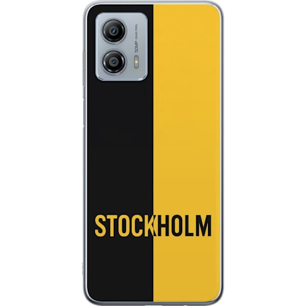Motorola Moto G53 Genomskinligt Skal Stockholm – fotboll