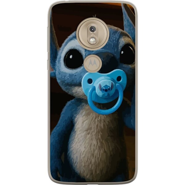 Motorola Moto G7 Play Läpinäkyvä kuori Stitch & Napp - vauvateema söpöllä hahmolla