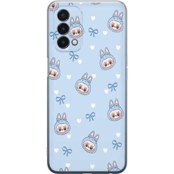 OnePlus Nord N200 5G Läpinäkyvä kuori Labubu Tuli Henki