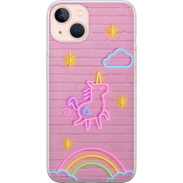 Yhteensopiva Puhelinkuori Apple iPhone 13 Unikko Neon