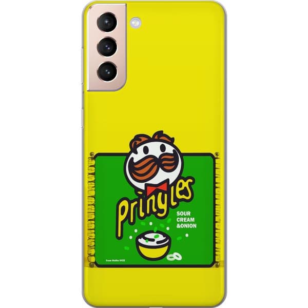 Kompatibelt Mobilskal till Samsung Galaxy S21 Pringles gul