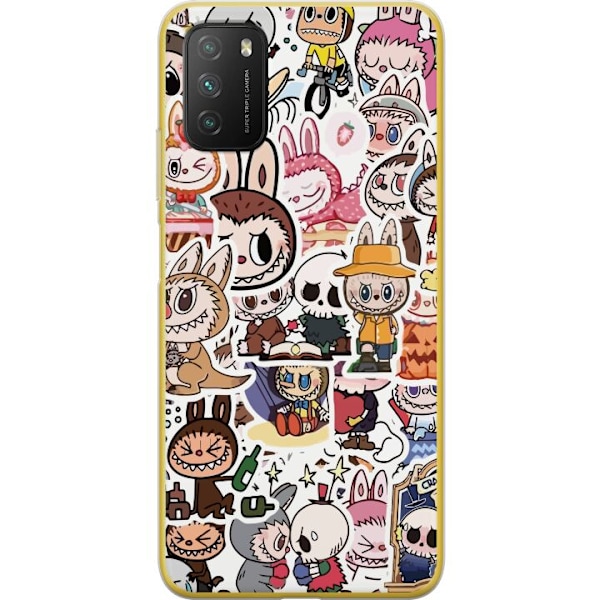 Xiaomi Poco M3  Läpinäkyvä kuori Labubu All-Stars – POP MART Erikoispainos
