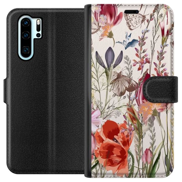 Kompatibel Tegnebogsetui til Huawei P30 Pro Fodbold