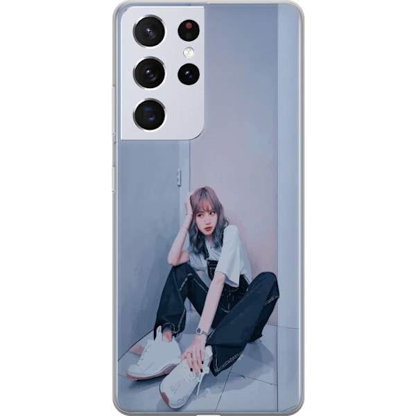 Samsung Galaxy S21 Ultra 5G Läpinäkyvä kuori Lisa from Blackpink – K-pop Style Icon