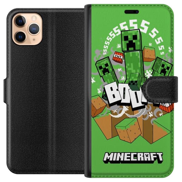 Yhteensopiva Lompakkokotelo Apple iPhone 11 Pro Max Minecraft Boom