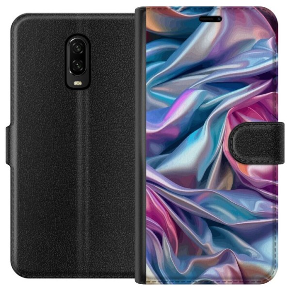 OnePlus 6T Tegnebogsetui Skinnende silke