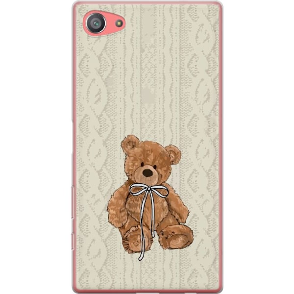 Sony Xperia Z5 Compact Gennemsigtig cover Lille Teddy – klas