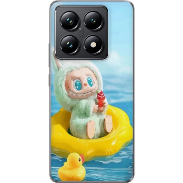 Xiaomi 14T Pro Gennemsigtig cover Labubu Macaron-serie