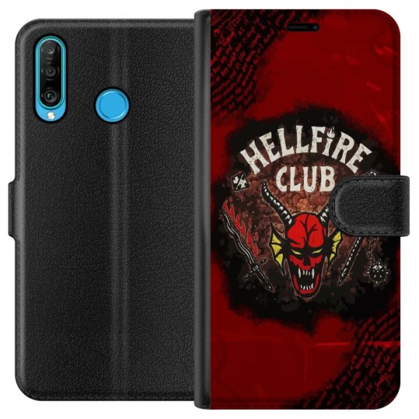 Huawei P30 lite Plånboksfodral HellFire Club - Stranger