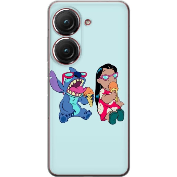 Asus Zenfone 9 Gjennomsiktig deksel Lilo & Stitch