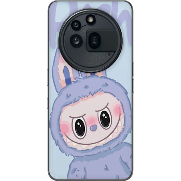 Nothing Phone (3a) Pro Läpinäkyvä kuori Sininen Jänis Labubu