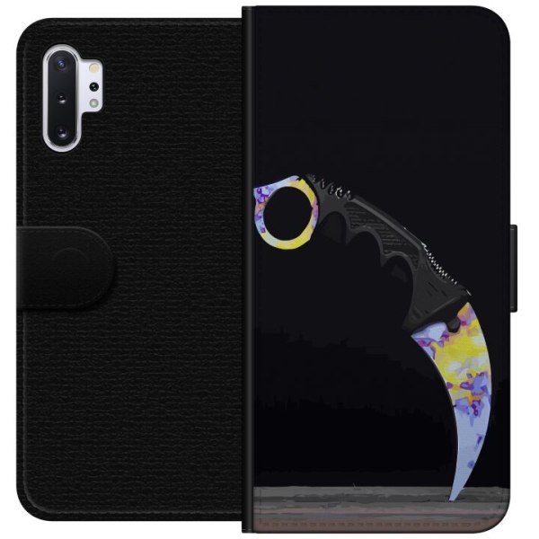 Samsung Galaxy Note10+ Plånboksfodral Karambit / Butterfly /