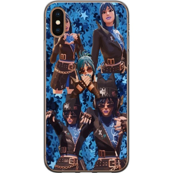 Apple iPhone XS Gennemsigtig cover Fortnite