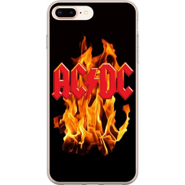 Kompatibel Mobilcover til Apple iPhone 8 Plus AC DC Ild Rockband Musik