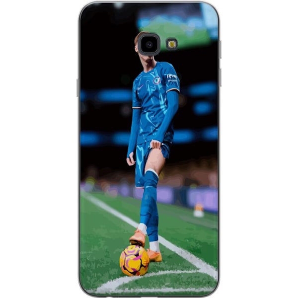 Samsung Galaxy J4+ Gennemsigtig cover Fodbold