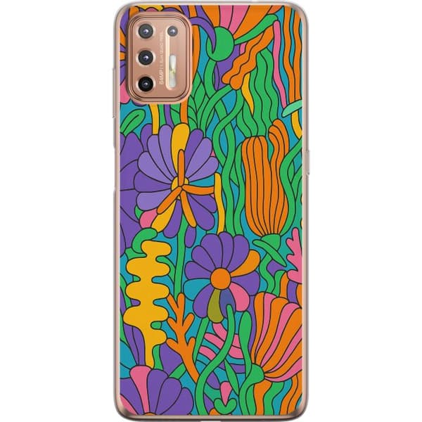 Kompatibel Mobilcover til Motorola Moto G9 Plus Farveeksplosion