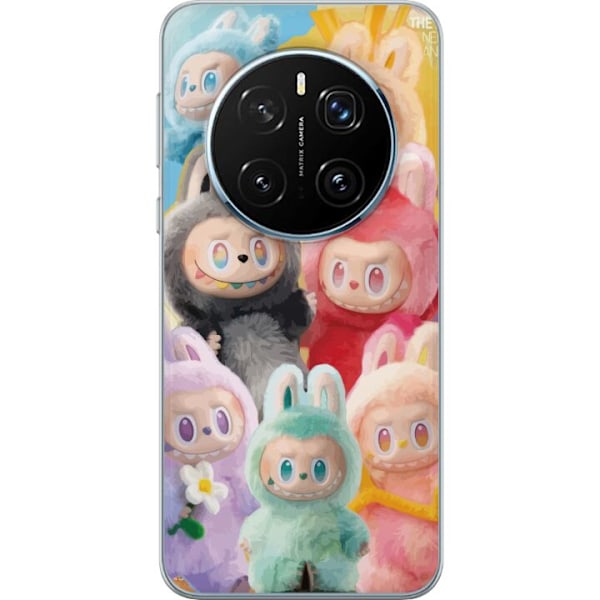 Honor Magic7 Pro Genomskinligt Skal Labubu Sketch Style – Handritat monster i tusch