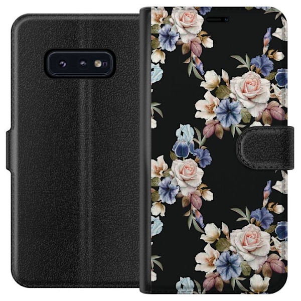 Samsung Galaxy S10e Lompakkokotelo Kukat