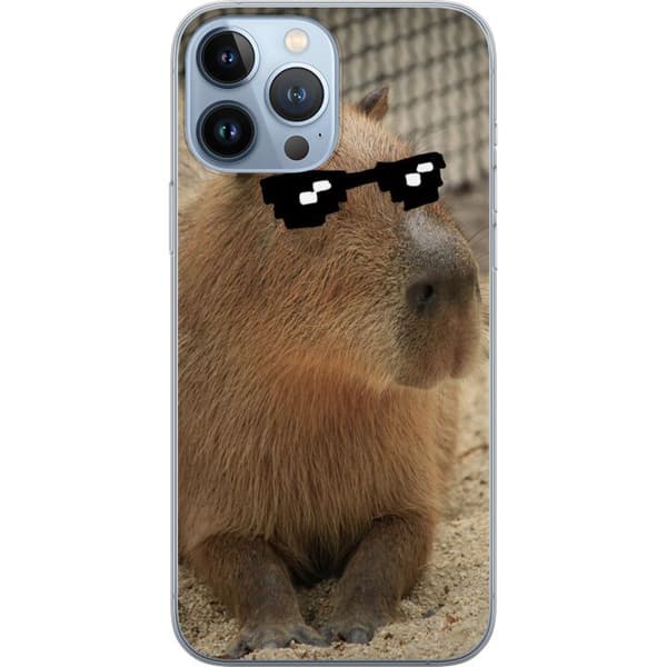 Kompatibelt Mobildeksel til Apple iPhone 13 Pro Max Capybara