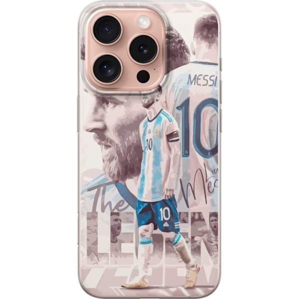 Apple iPhone 16 Pro Gjennomsiktig deksel Messi