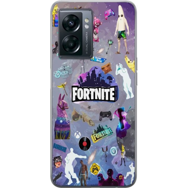 OnePlus Nord N300 Läpinäkyvä kuori Fortnite