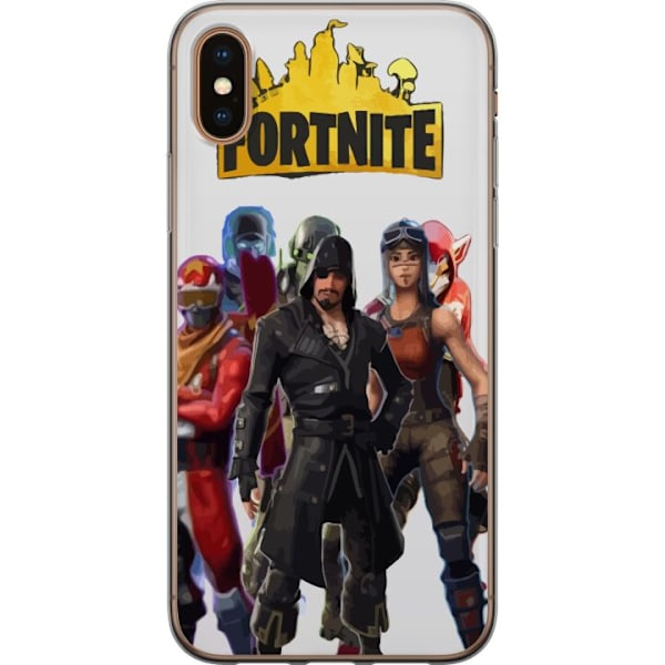 Apple iPhone XS Max Gjennomsiktig deksel Fortnite