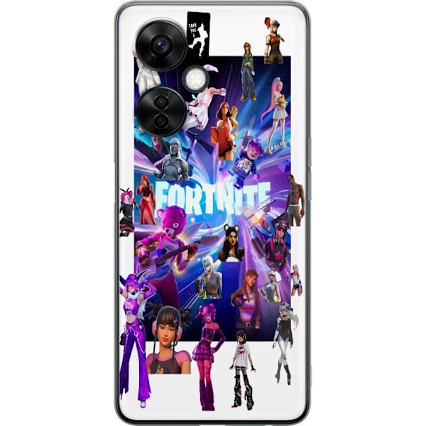 OnePlus Nord CE3 Gennemsigtig cover Fortnite