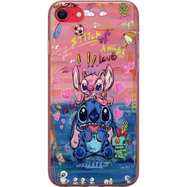 Kompatibel Mobilcover til Apple iPhone SE (2022) Stitch kunst