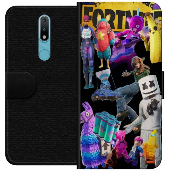 Nokia 2.4 Tegnebogsetui Fortnite