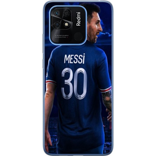 Xiaomi Redmi 10C Läpinäkyvä kuori Lionel Messi