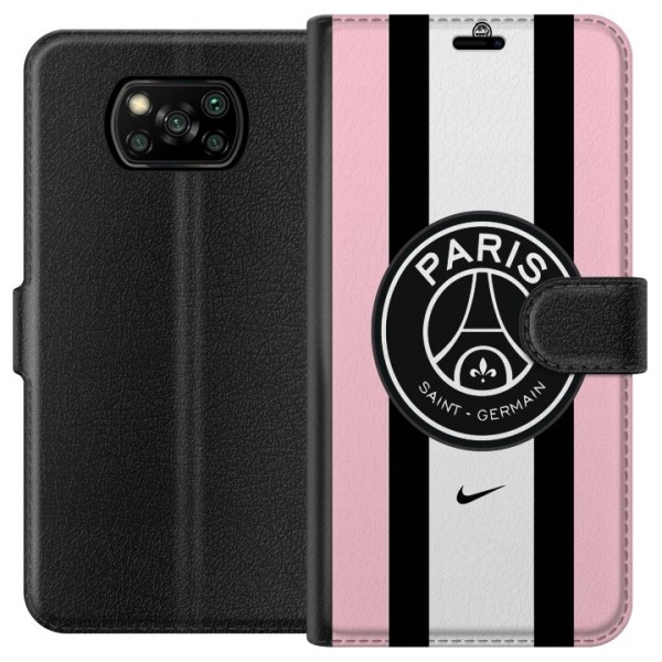 Xiaomi Poco X3 NFC Tegnebogsetui Paris Saint-Germain F.C.