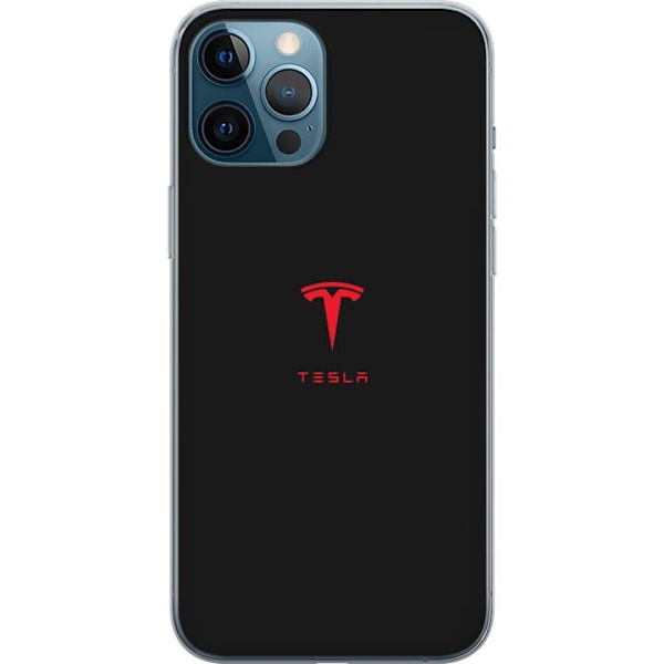 Apple iPhone 12 Pro Max Gennemsigtig cover Tesla