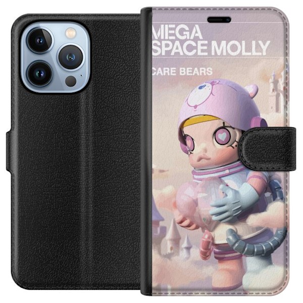 Apple iPhone 13 Pro Lompakkokotelo Mega Space Molly Care Bears Series - Share Bear Edition