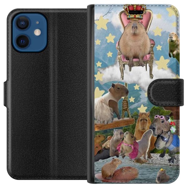 Yhteensopiva Lompakkokotelo Apple iPhone 12 mini Capybara