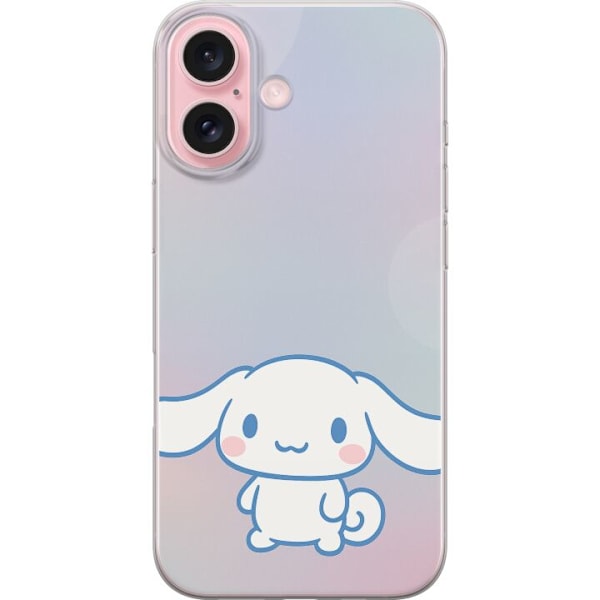 Apple iPhone 16 Gjennomsiktig deksel Kawaii Sanrio Cinnamonrol