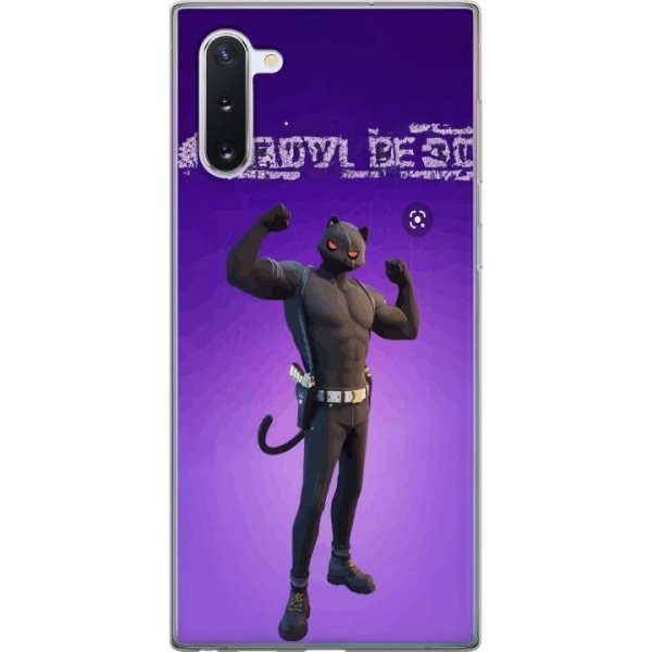 Samsung Galaxy Note10 Gennemsigtig cover Fortnite - Meowscles