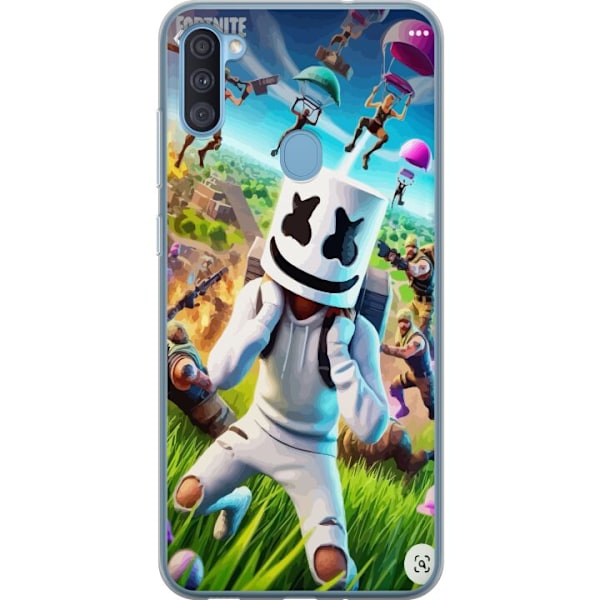 Samsung Galaxy A11 Gennemsigtig cover Fortnite