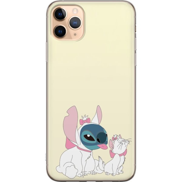 Apple iPhone 11 Pro Max Läpinäkyvä kuori Stitch Aristocats