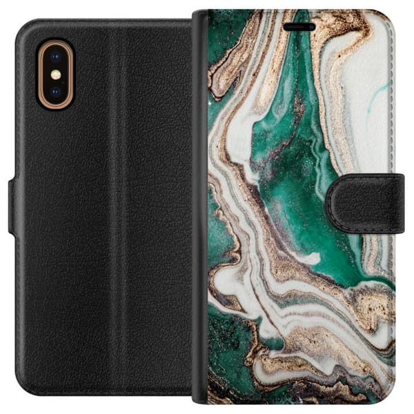 Kompatibel Tegnebogsetui til Apple iPhone XS Max Jungle