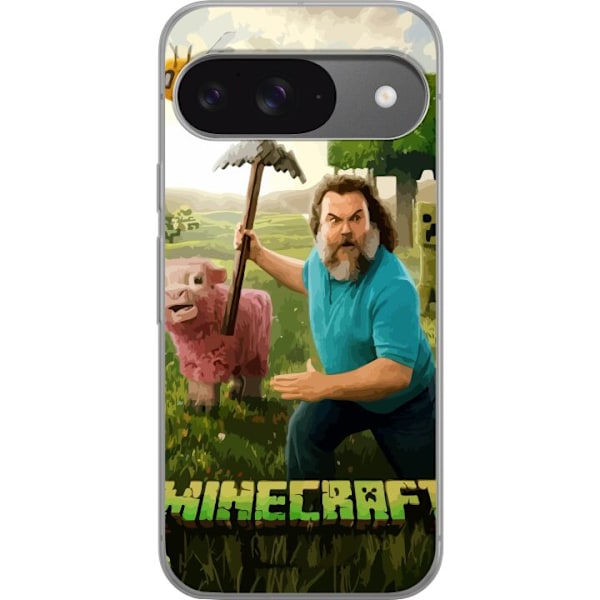 Google Pixel 9 Pro Läpinäkyvä kuori A Minecraft Movie