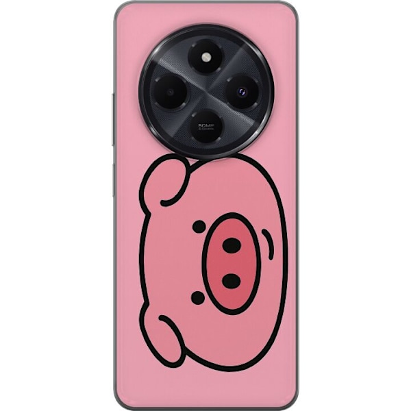 Xiaomi Redmi A4 Läpinäkyvä kuori Kawaii Piggy