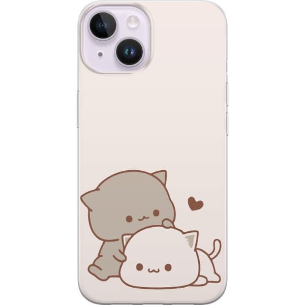 Kompatibelt Mobildeksel til Apple iPhone 14 Kawaii Søte Katter