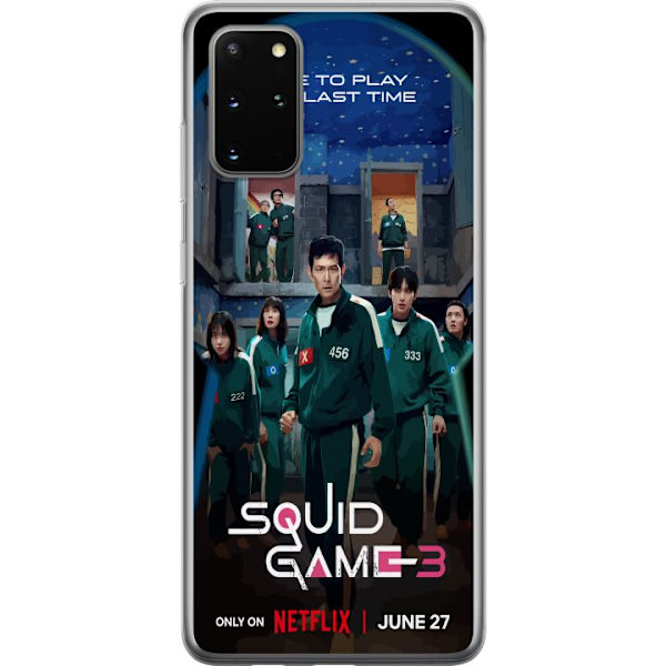 Samsung Galaxy S20+ Genomskinligt Skal Squid Game Säsong 3 Seriefigurer Populärt TV Serie Motiv Ikoner Spänning Drama Asiatisk Design Trend