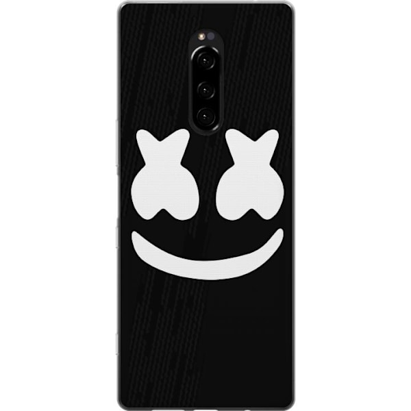 Sony Xperia 1 Läpinäkyvä kuori Marshmello