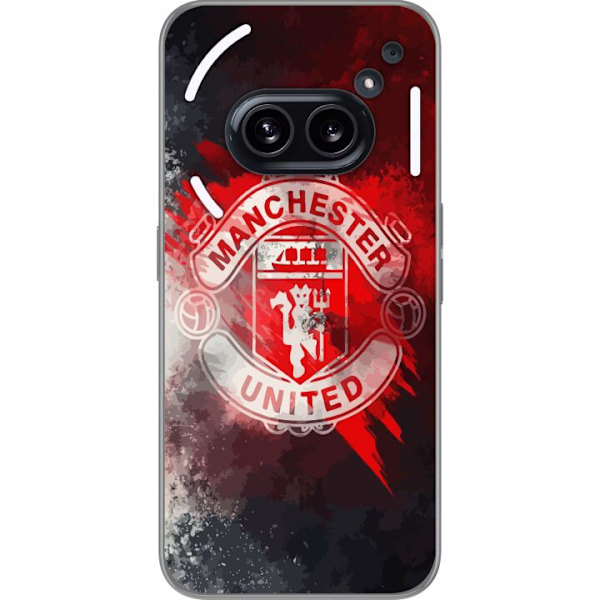 Nothing Phone (2a) Gjennomsiktig deksel Manchester United