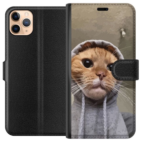 Apple iPhone 11 Pro Max Lommeboketui Katt Genser