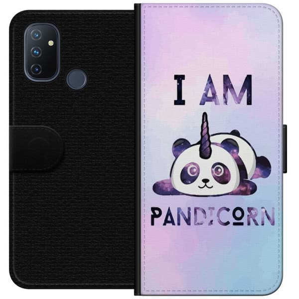 Kompatibel Tegnebogsetui til OnePlus Nord N100 Panda Enkelt