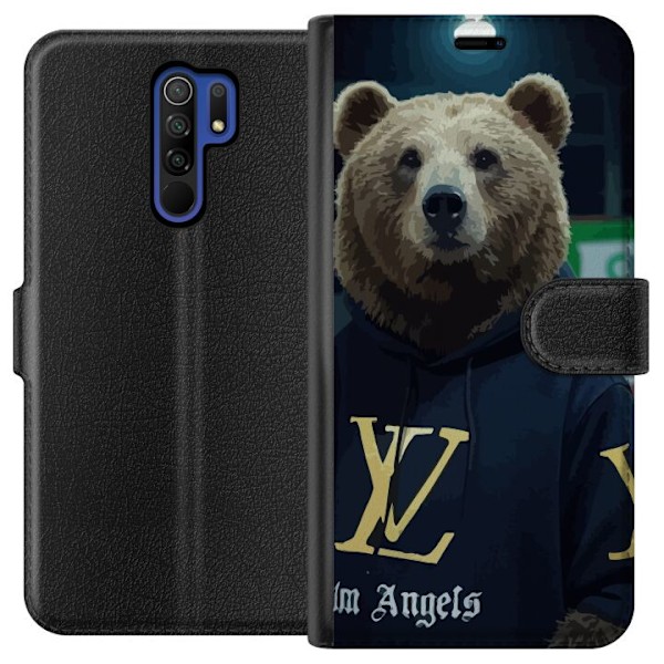 Xiaomi Redmi 9 Plånboksfodral LV Björn Palm Angels