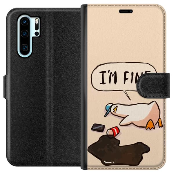 Kompatibelt Lommeboketui til Huawei P30 Pro Full Anka