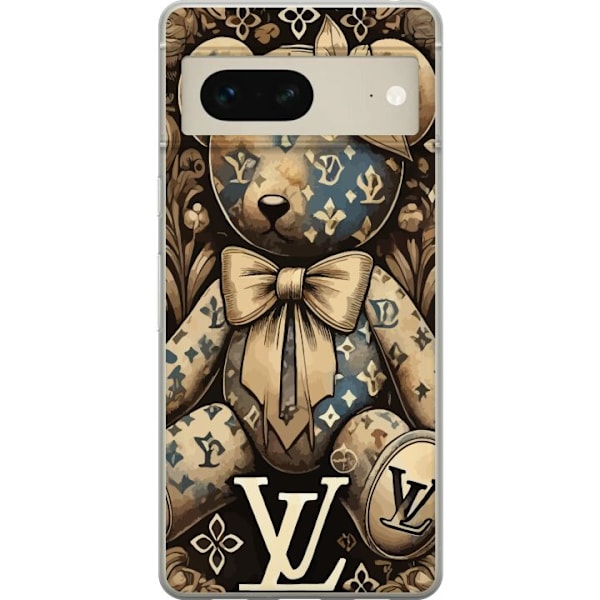 Google Pixel 7 Läpinäkyvä kuori Teddy Vuitton